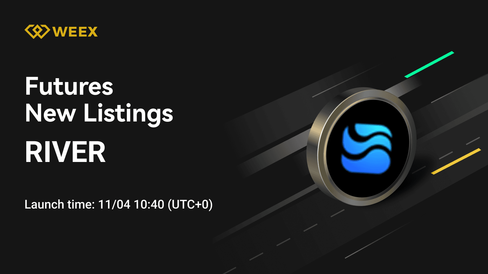 RIVER USDT Perpetual Contract Now Live on WEEX Futures