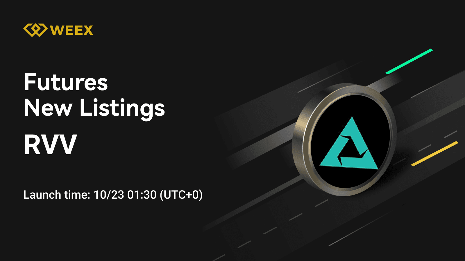 RVV USDT Perpetual Contract Launches on WEEX Futures