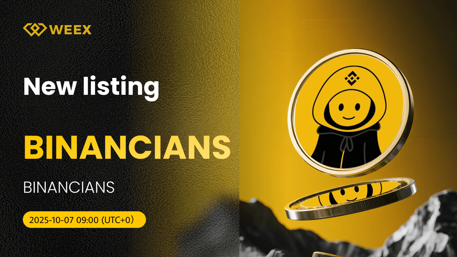 WEEX Lists Community Meme Token BINANCIANS USDT