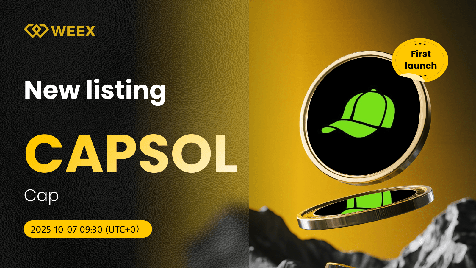 Cap (CAPSOL) Coin Now Listed on WEEX Exchange