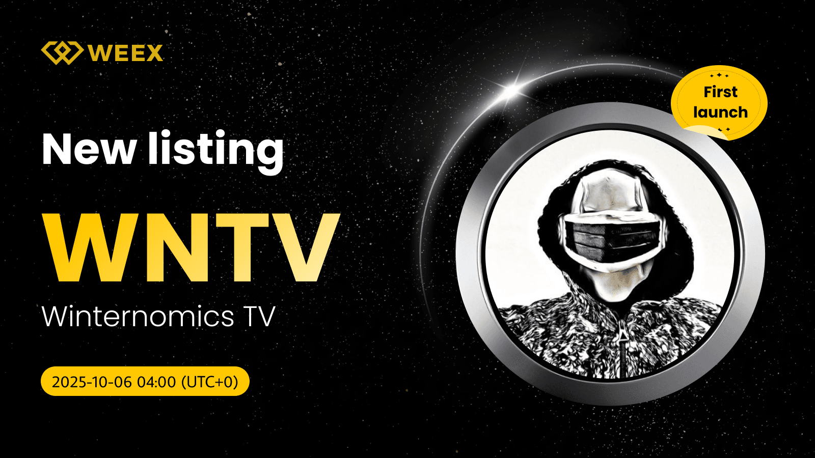 WEEX Lists WNTV USDT for Winternomics TV (WNTV) Coin Trading