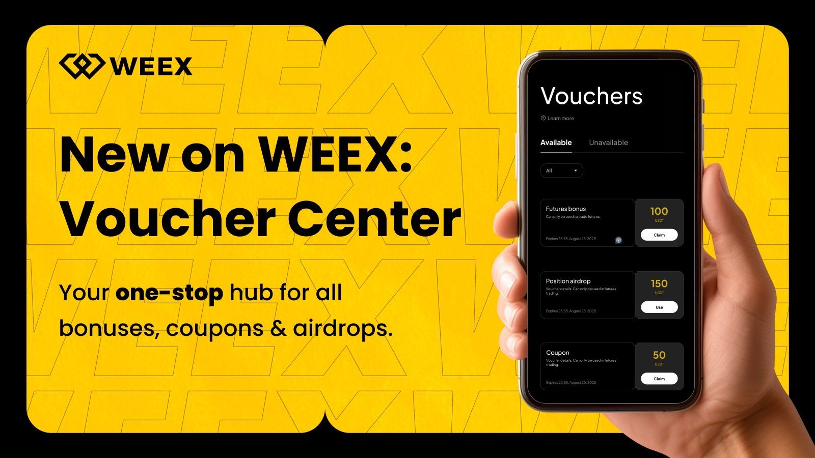WEEX Voucher Center: Your All-in-One Voucher Hub