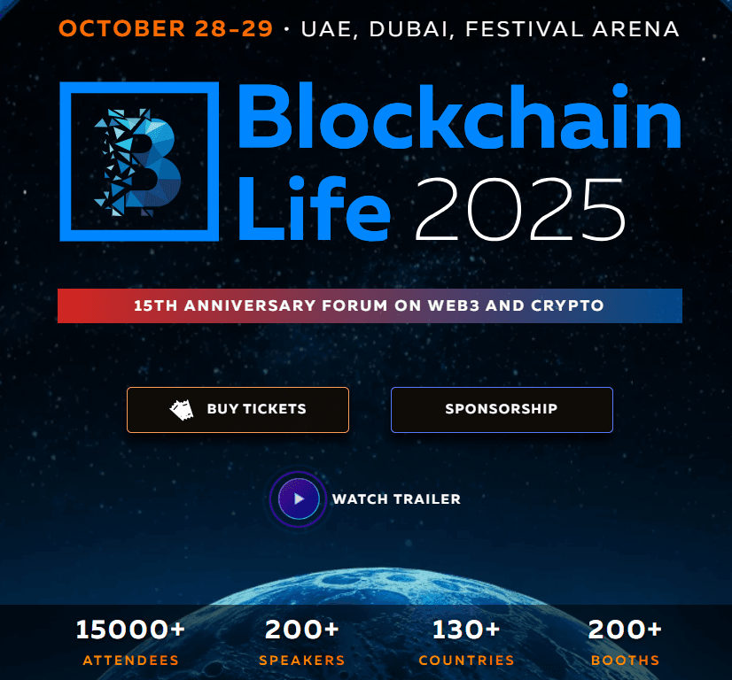 WEEX Heads to Blockchain Life Dubai 2025