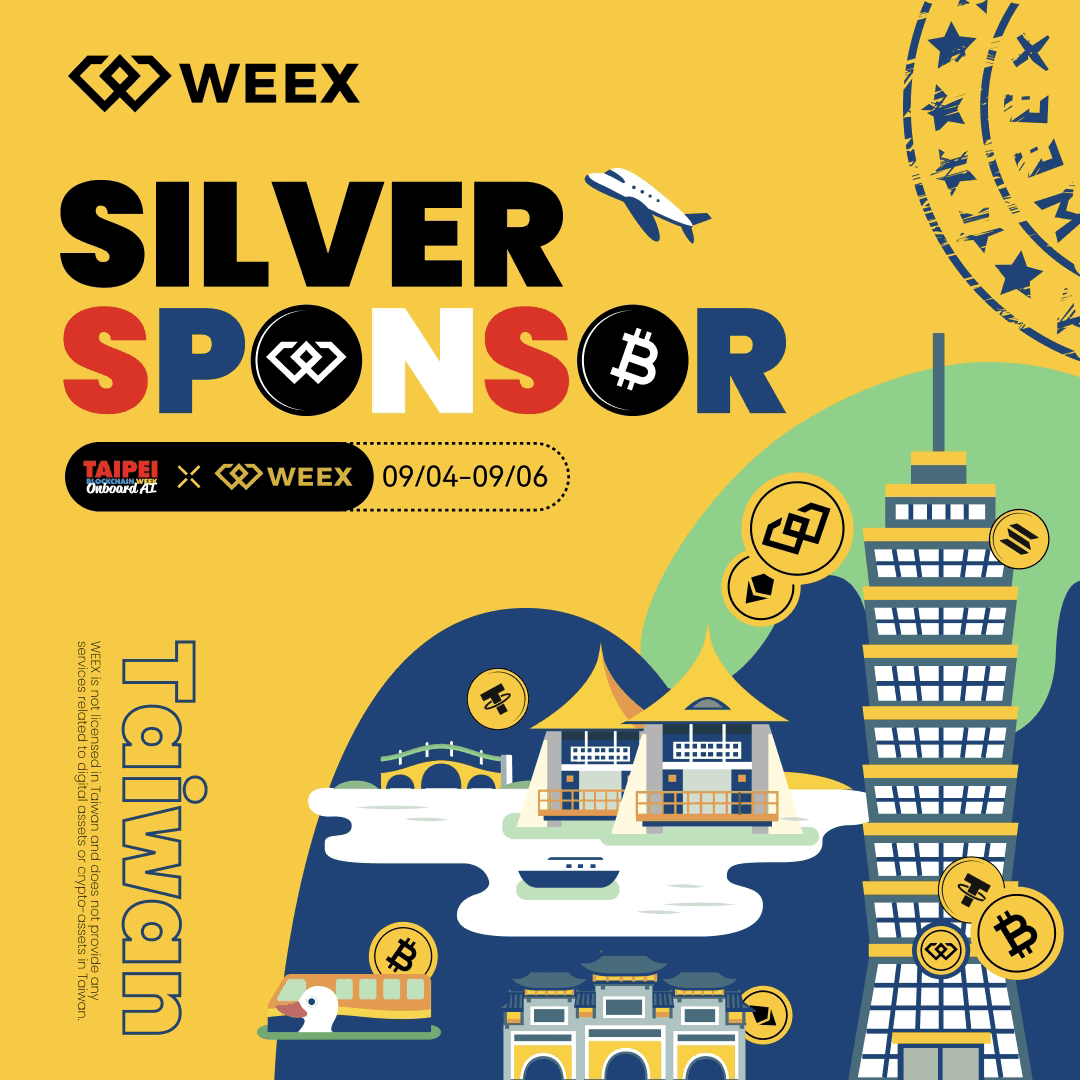 WEEX Sponsors Taipei Blockchain Week 2025