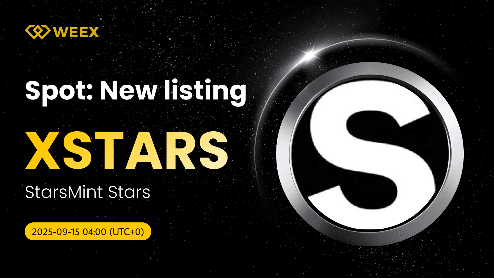XSTARS USDT Spot Trading Now Live on WEEX Exchange