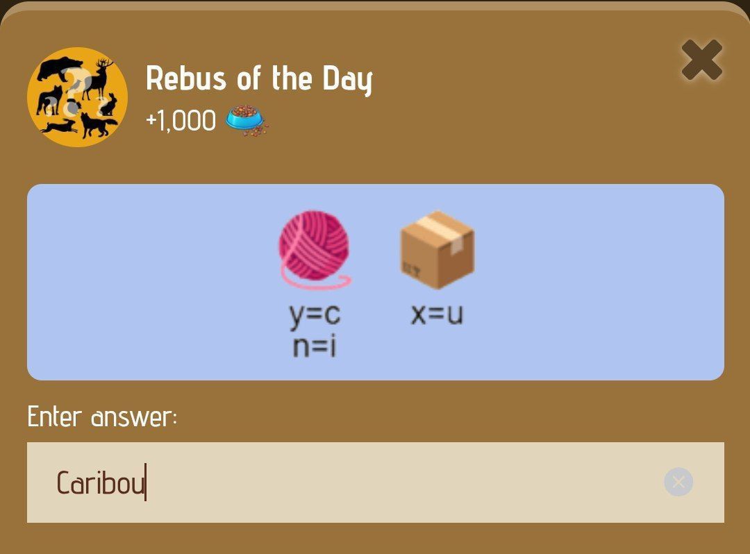 Zoo Rebus of the Day January 23, 2025