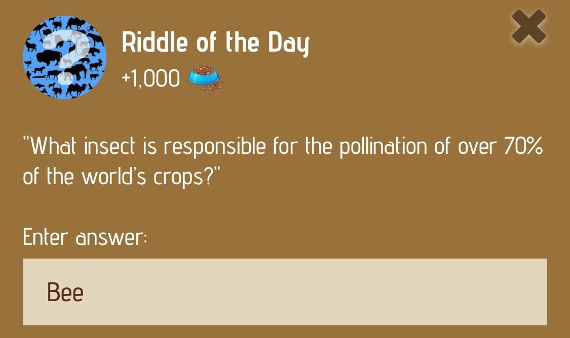 Zoo Riddle of the Day January 20, 2025
