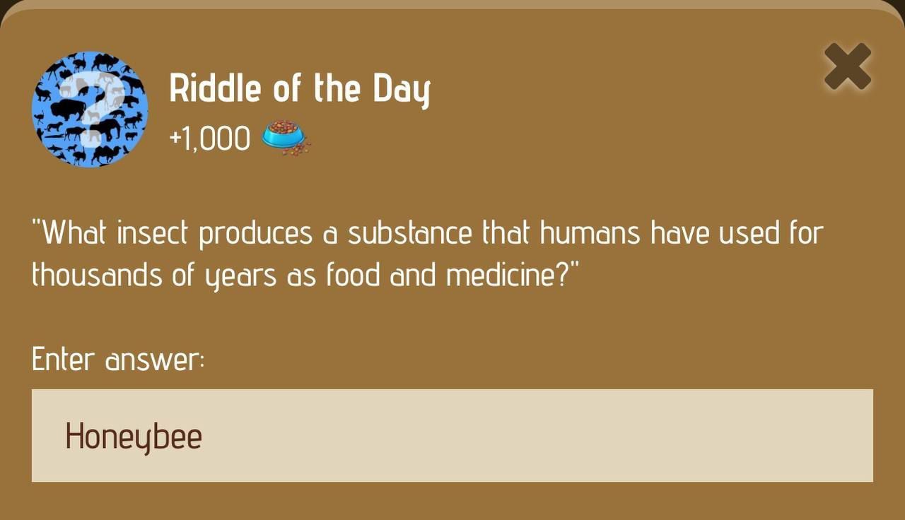 Zoo Riddle of the Day January 22, 2025
