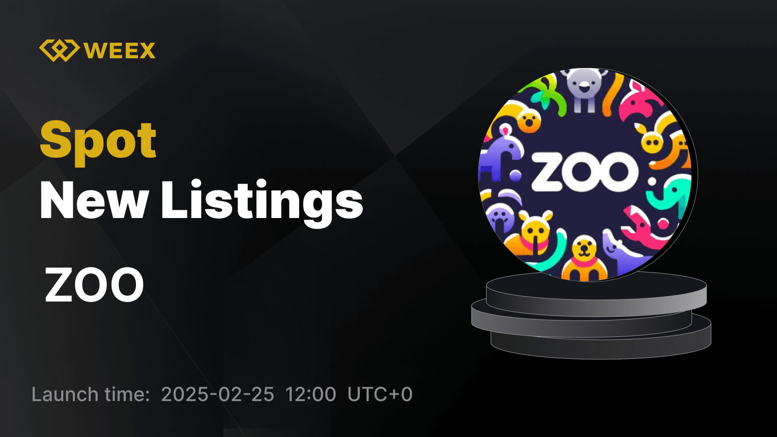 Zoo Token Listing on WEEX