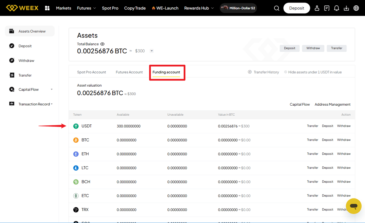 weex p2p 3 üzerinden usdt satın al.PNG