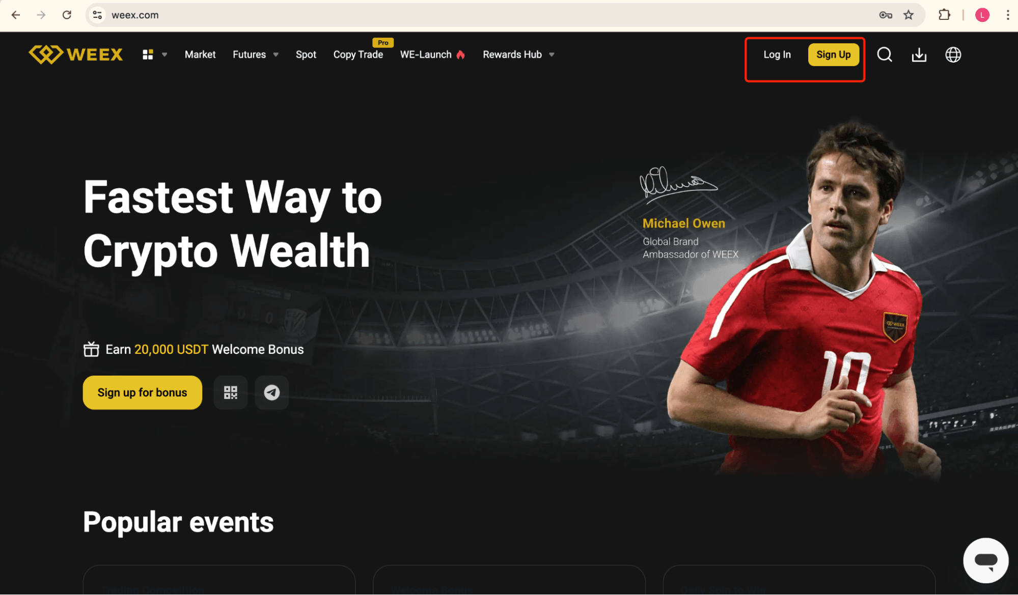 WEEX Exchange Hesabınızı Oluşturmak için 6 Adım