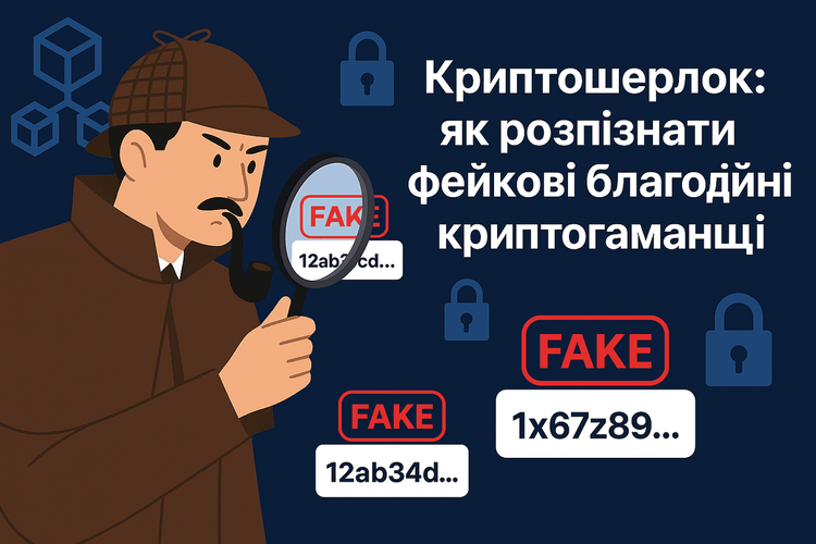 Криптошерлок: як розпізнати фейкові благодійні криптогаманці