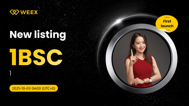 1BSC USDT WEEX'te İlk Kez Piyasaya Sürüldü: 1 (1BSC) Coin için Spot Ticaret Canlı