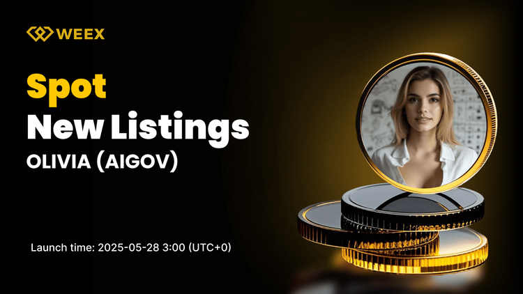 AIGOV (OLIVIA) Debuts on WEEX Spot – OLIVIA USDT Trading Launches May 28