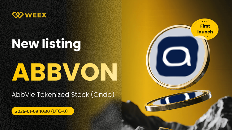 ABBVON USDT Trading ao vivo: AbbVie Tokenized Stock em WEEX Spot