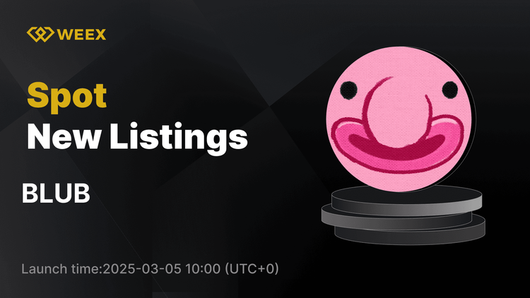BLUB USDT Spot İşlem Çifti WEEX'te Listelendi