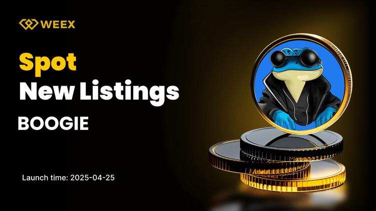 BOOGIE Makes Its Debut on WEEX Spot with BOOGIE USDT Pair Trading Now Live