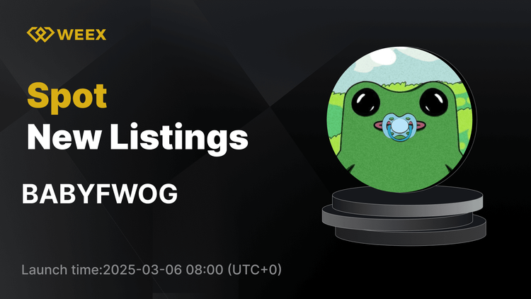 Baby Fwog (BABYFWOG) WEEX Spot'ta Listelenecek ve BABYFWOG USDT İşlemleri Yakında Canlıya Alınacak
