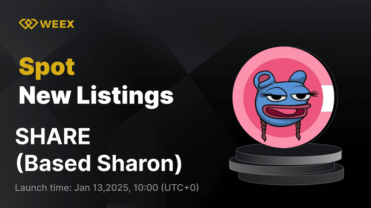 WEEX New Listing: Based Sharon (SHARE) Will be Listed on WEEX Spot