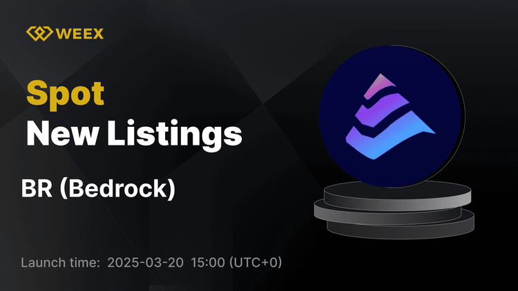 Bedrock (BR) Listed on WEEX – BR USDT Trading Now Available