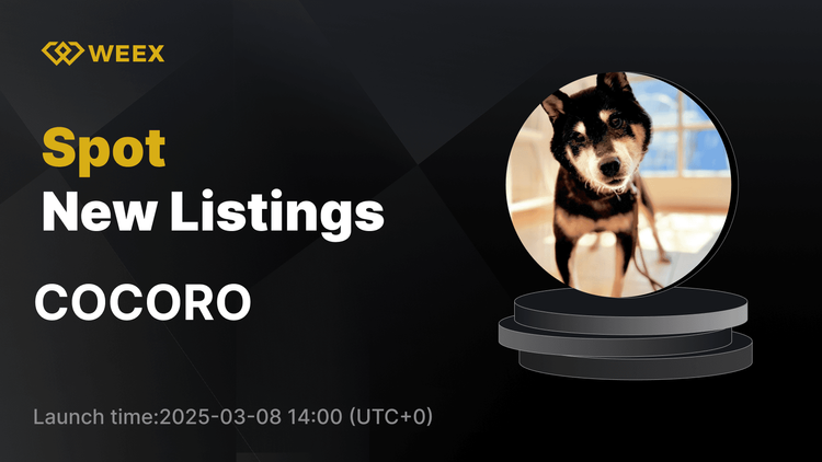 COCORO USDT WEEX Spot'ta Listelenecek