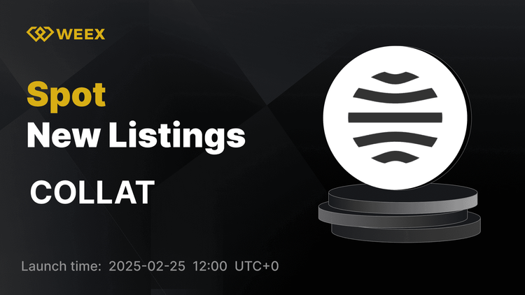Collaterize (COLLAT) WEEX Spot'ta Listelenecek, COLLAT USDT Çifti Ticarete Açılıyor