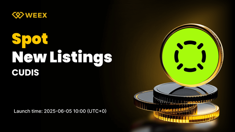 CUDIS Launches on WEEX Spot — CUDIS USDT Trading Goes Live June 5