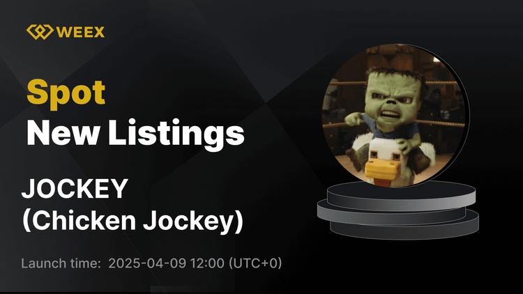 Chicken Jockey (JOCKEY) Officially Debuts on WEEX with JOCKEY USDT Spot Trading Now Available