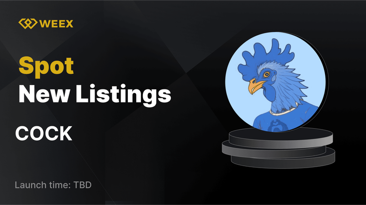 Cockcardano (COCK) WEEX Spot'ta Listelenecek