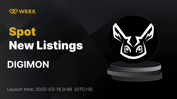 DIGIMON (DIGIMON), DIGIMON USDT Çift İşlemi ile WEEX'te Listelendi