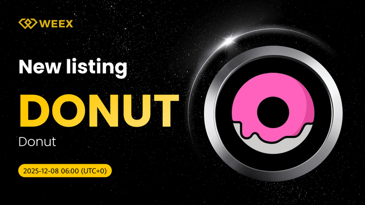DONUT USDT Trading Agora Abrir no WEEX Exchange