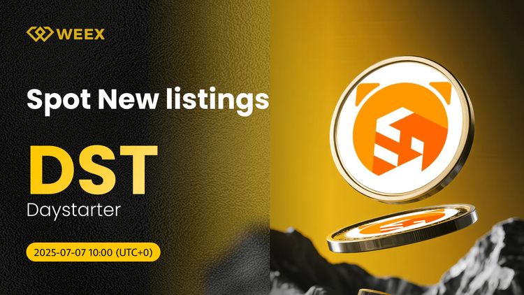 Daystarter (DST) WEEX Spot'ta Listeleniyor