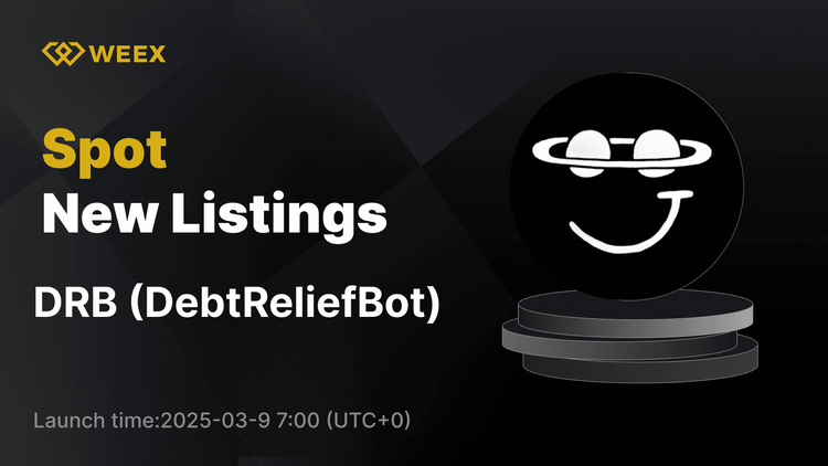 DebtReliefBot (DRB) DRB USDT Ticareti ile WEEX Spot'ta Canlı Yayına Başladı!