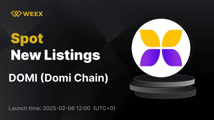 Domi Chain (DOMI) Now Live on WEEX – Trade DOMI USDT Today!