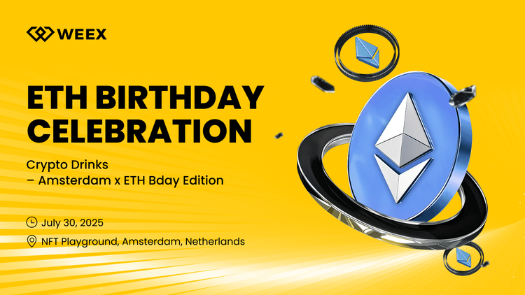 Celebración del aniversario de ETH y networking Web3 con WEEX