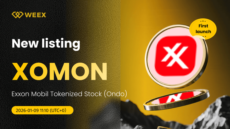 XOMON USDT 列出: 在WEEX現貨交易埃克森美孚代幣化股票