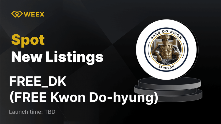FREE Kwon Do-hyung (FREE_DK) Listing on WEEX Spot