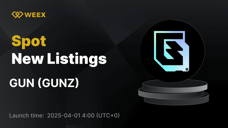 GUNZ (GUN) Listed on WEEX Spot with GUN USDT Trading Pair Now Open
