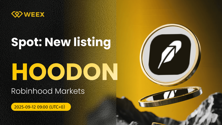 HOODON USDT Gets Listed on WEEX: Robinhood Markets Coin Trading