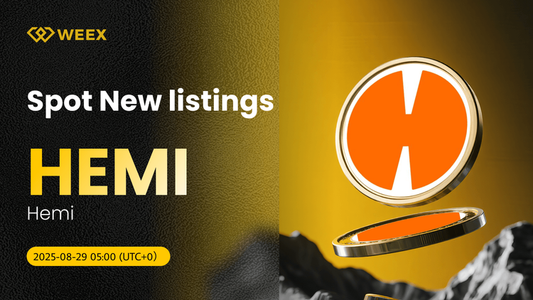Hemi Coin Listed on WEEX Spot as HEMI USDT Trading Launches