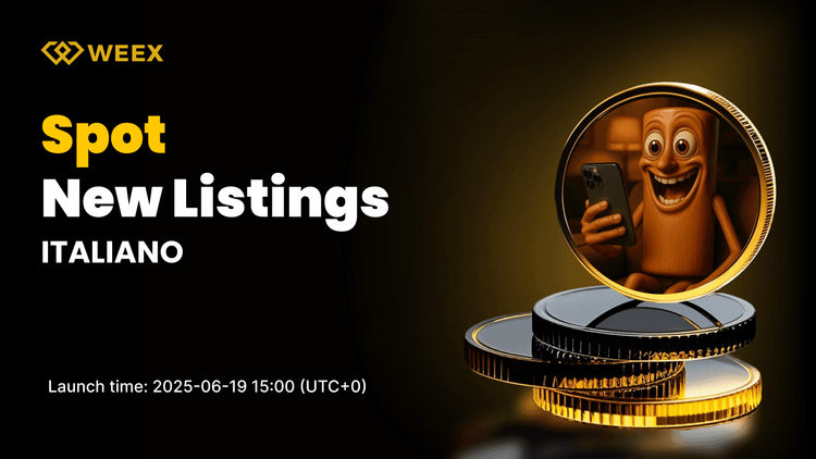ITALIANO, WEEX Spot Trading'de Listelenecek