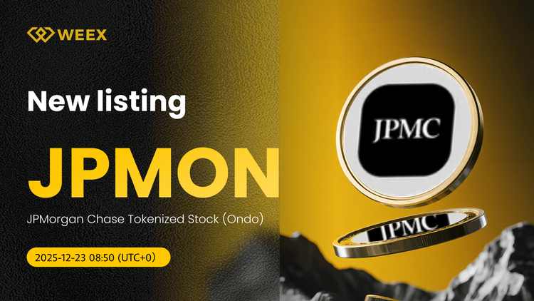 Trade JPMON USDT: Acciones tokenizadas de JPMorgan Chase en WEEX