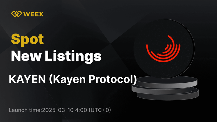 Kayen Protokolü (KAYEN) Şimdi KAYEN USDT Trading Open ile WEEX Spot'ta Canlı!