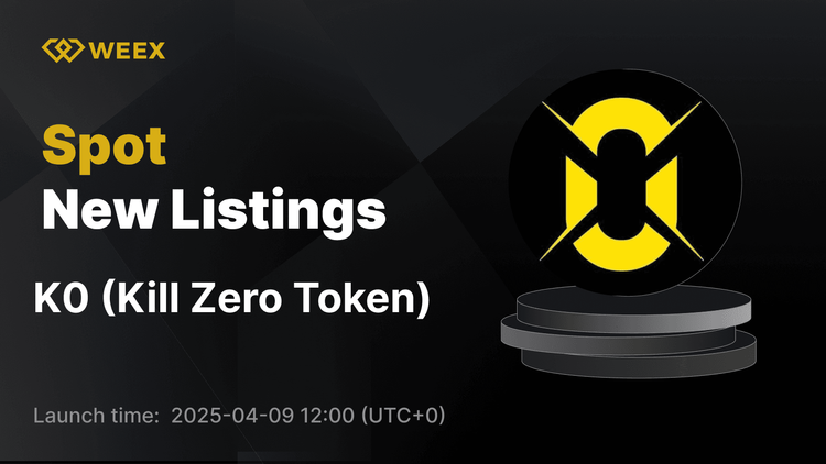 Kill Zero Token (K0) Joins WEEX Spot Market with K0 USDT Trading Pair Now Live