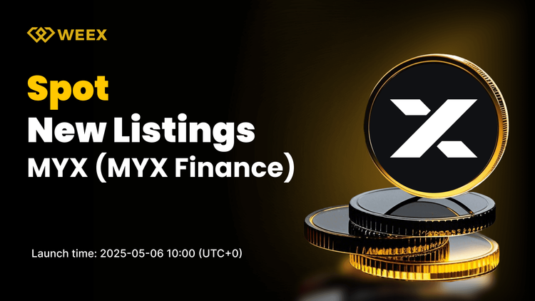 MYX Finance (MYX) Listed on WEEX Spot with MYX USDT Pair Trading Now Live