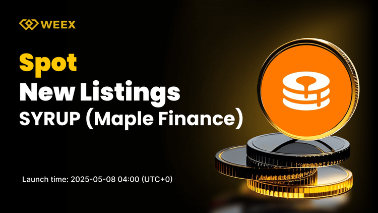 Maple Finance (SYRUP) to List on WEEX Spot with SYRUP USDT Trading Pair