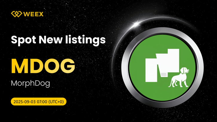 MorphDog (MDOG) Listed on WEEX Spot with MDOG USDT Trading
