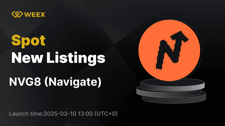 Navigate (NVG8) Şimdi NVG8 USDT İşlemi Açık Olarak WEEX Spot'ta Listelendi