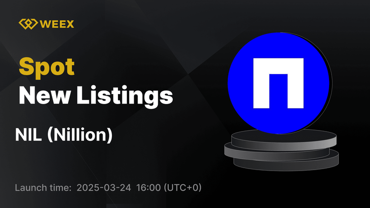 Nillion (NIL) Now Live on WEEX Spot with NIL USDT Pair Open for Trading