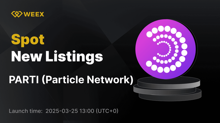 Particle Network (PARTI) Now Available on WEEX with PARTI USDT Trading
